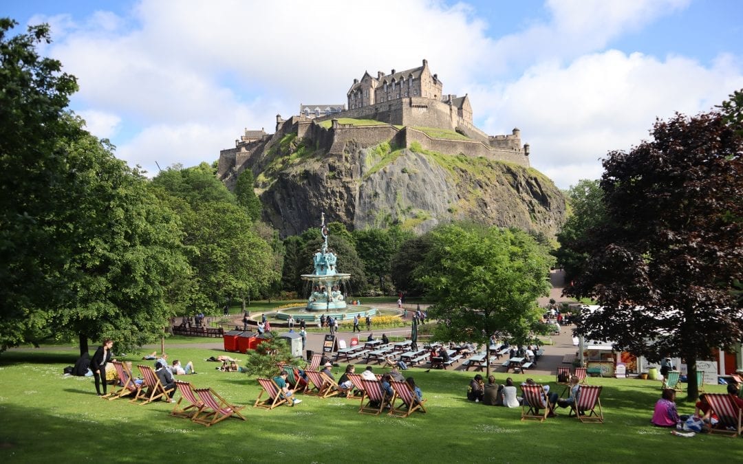 写真でエジンバラを発見