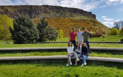 エジンバラの火山のルーツ