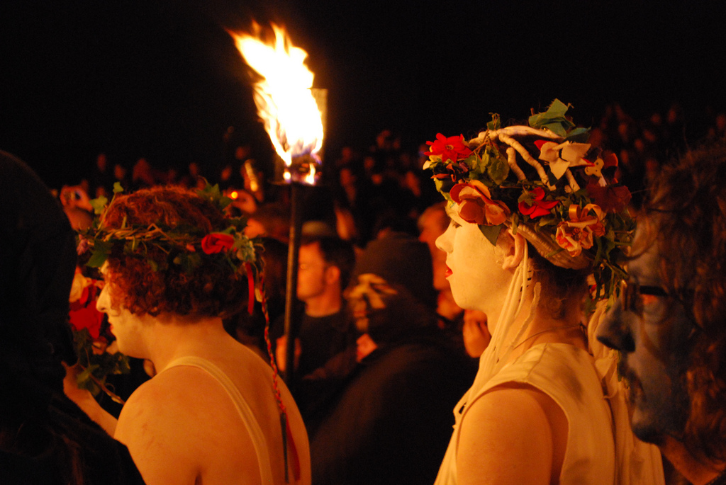 DSC_0367 Beltane Fire Festival 2009 - Calton Hill, Edinburgh - White Women
