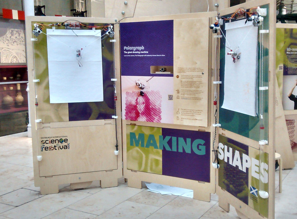 Polargraph no Festival de Ciência de Edimburgo
