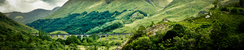 Viaduto de Glenfinnan (Panorámica)