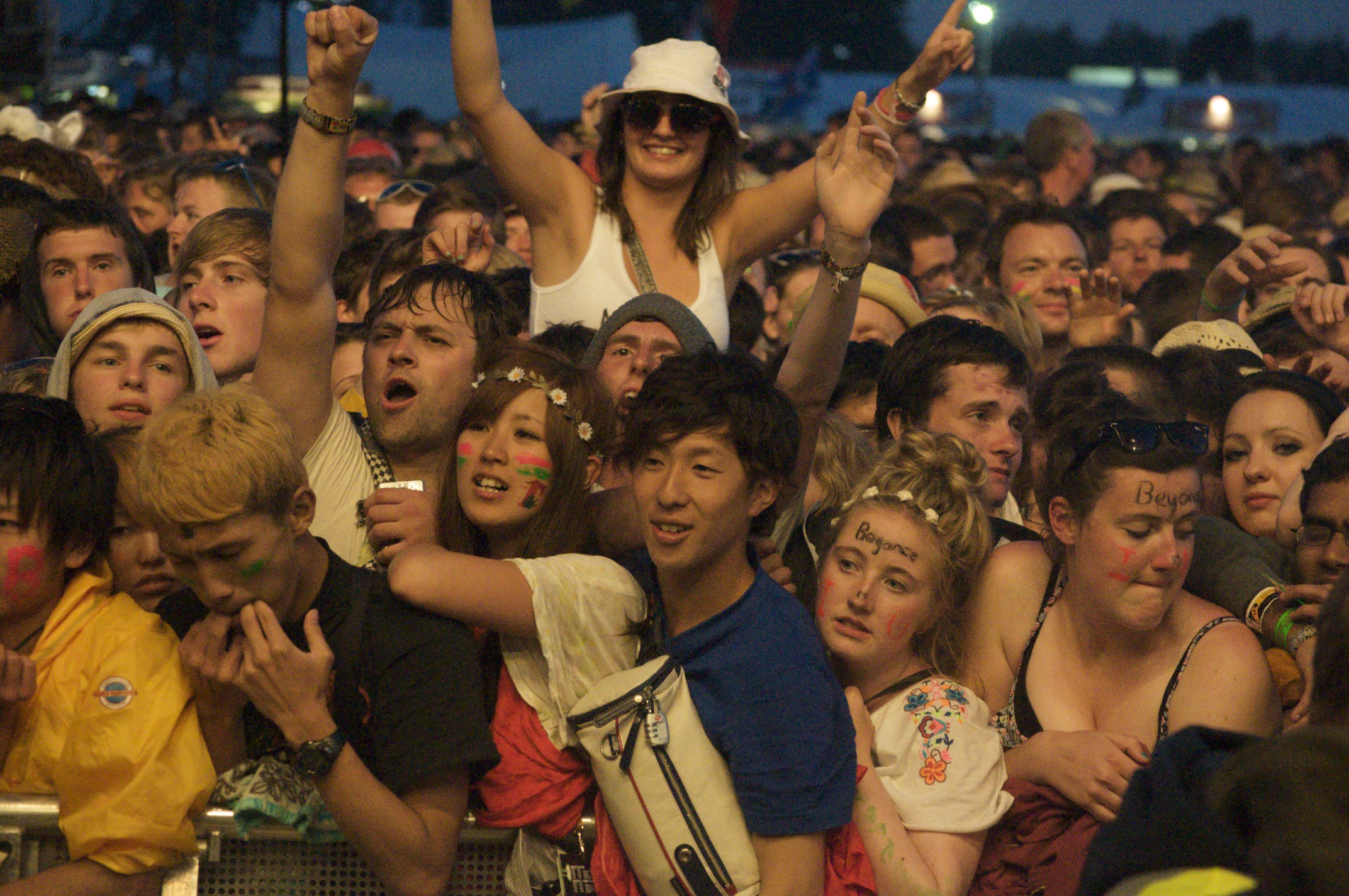 crowd scenes from t in the park 2011 scotland