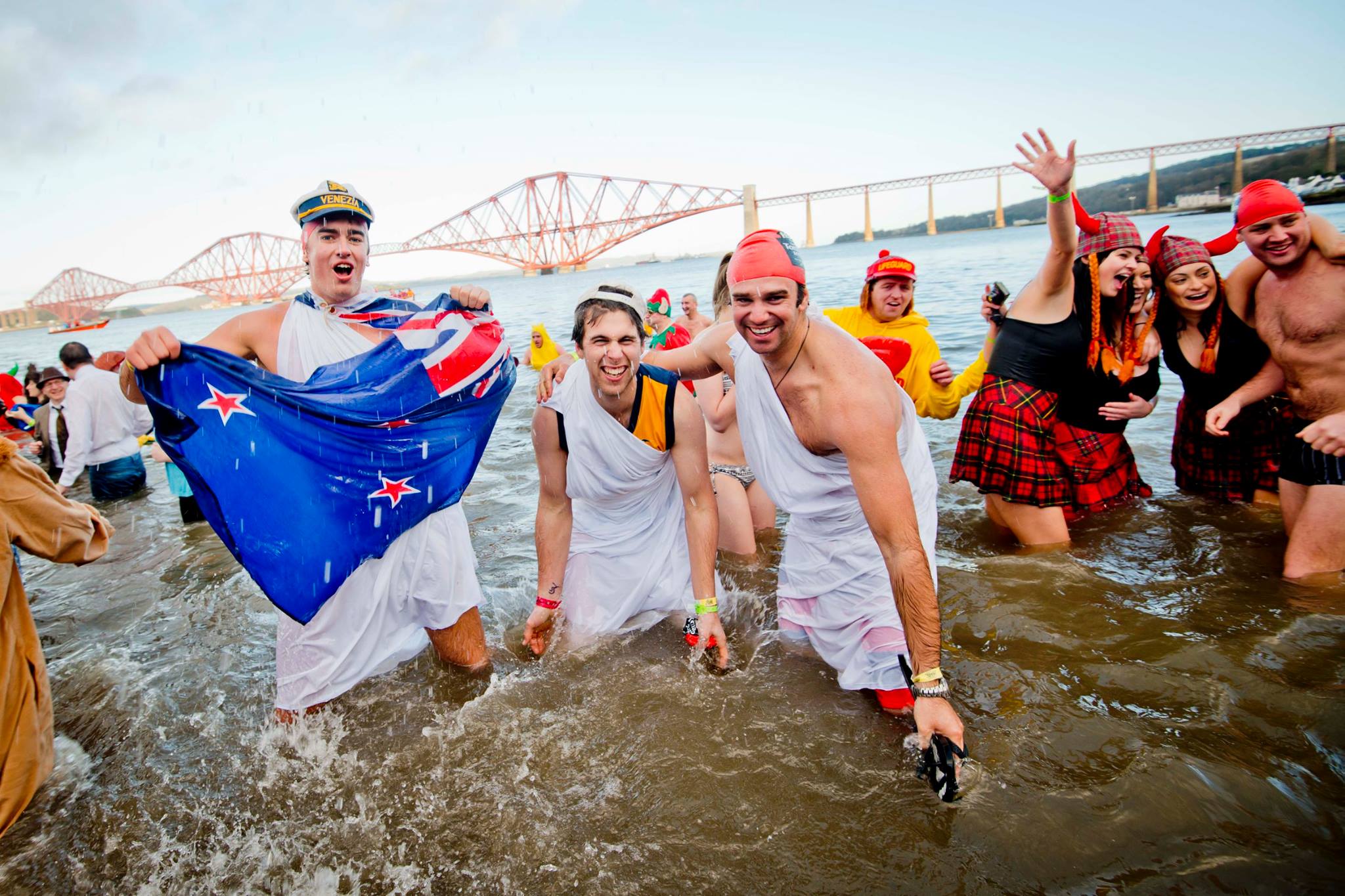 Ring in the New Year with a Splash at the Annual Loony Dook!