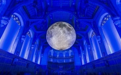 The Moon like you have never seen it before at St.Giles Cathedral
